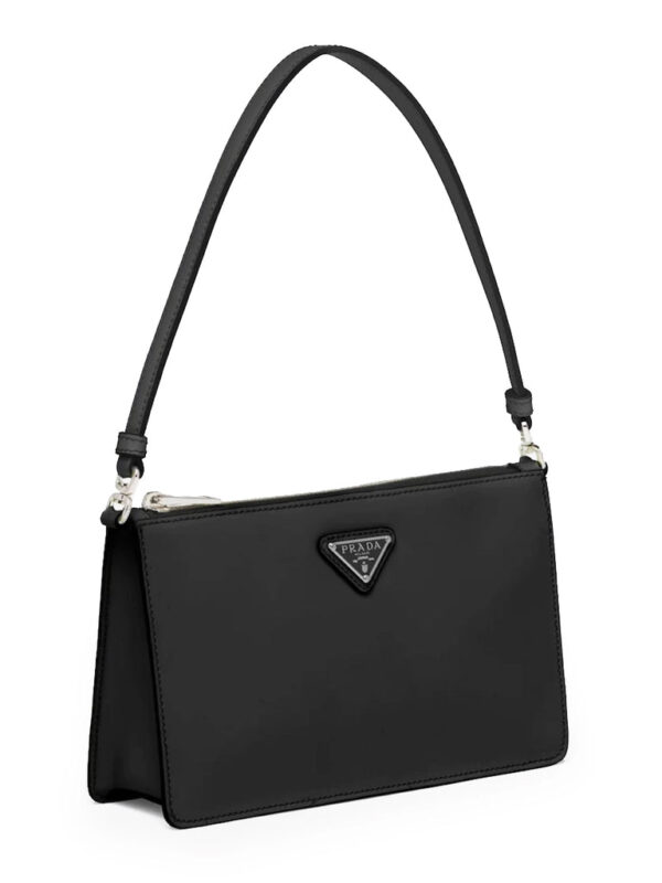 حقيبة صغيرة Prada Brushed جلد