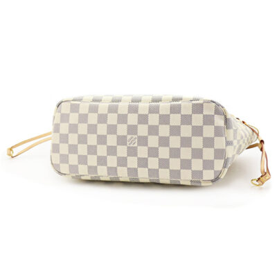 1b3ca247c4ee5effc822d34634df1625 Louis Vuitton N51110 Neverfull PM Shoulder Bag Damier Azur Canvas