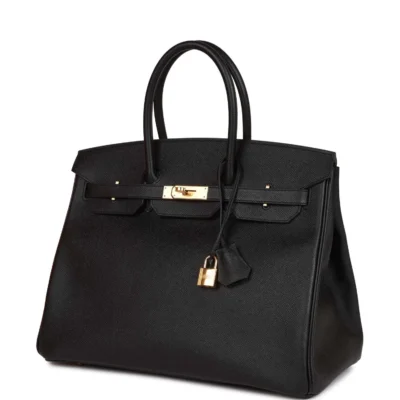 1b8092fbb431afe2d7de0e9bed3116d5 Hermès Birkin 35 Black Epsom Gold Hardware