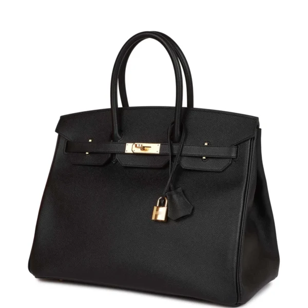 1b8092fbb431afe2d7de0e9bed3116d5 Hermès Birkin 35 Black Epsom Gold Hardware