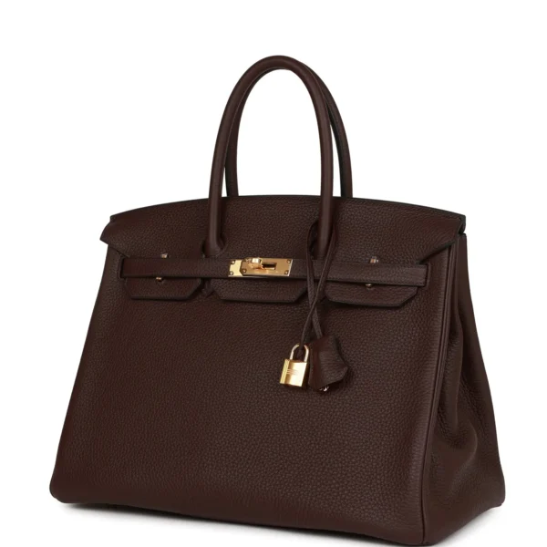 Hermès Birkin 35 Rouge Sellier Clemence Gold Hardware