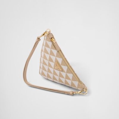 1d93106baad3a82bba5d4fec541895a1 Embroidered fabric mini-bag - Beige/Chalk White