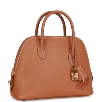 1dc976a25bf806368d7c0d15e5b3366b Hermès 1923 Bolide 25 en Desordre Gold Epsom Gold Hardware