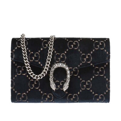 1dda64f5606df9ad97ffbbd0c5b743bd Gucci Dionysus GG Velvet Chainwallet