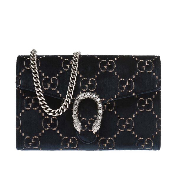Gucci Dionysus GG Velvet Chainwallet