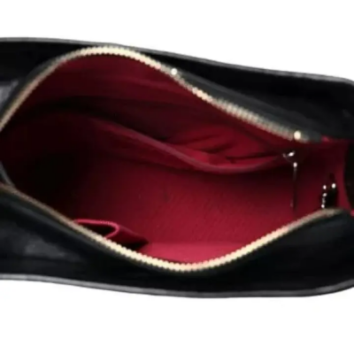 CHANEL Aged Calfskin Quilted Small Gabrielle Hobo Black