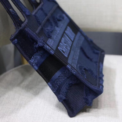 1e944fbb48da6afa6bd6edd3daacd316 Dior Mini Book Tote Bag In Blue Camouflage Canvas