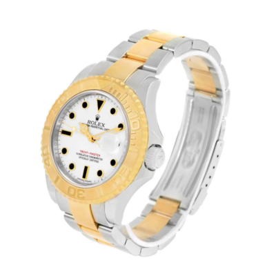 1f2d6063e5af936af9bbd1b00cb28a91 Rolex Yacht-master 16623-78763 40MM White Dial Silver-tone Case