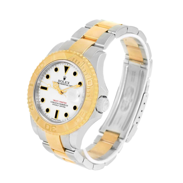 1f2d6063e5af936af9bbd1b00cb28a91 Rolex Yacht-master 16623-78763 40MM White Dial Silver-tone Case