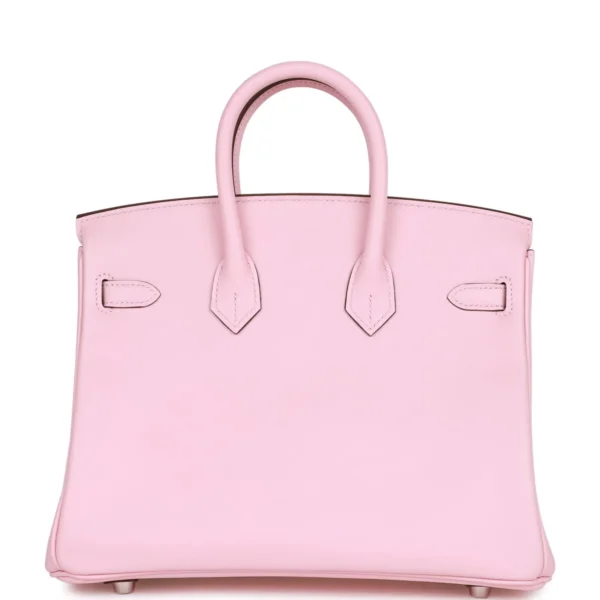Hermès Birkin 25 Rose Sakura Swift Palladium Hardware