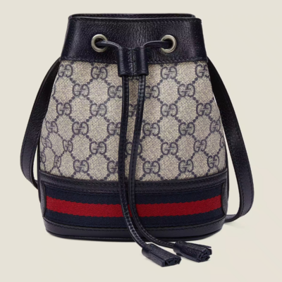 1fcafa80a7b346eff14279de9bc3c2c8 Ophidia GG mini bucket bag