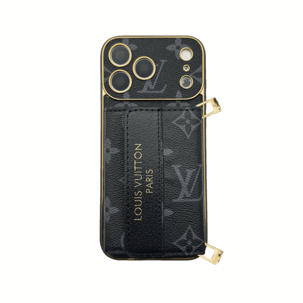 Luxury Lv Leather Phone Case with Wallet for iPhone 13-18 Pro & Pro Max