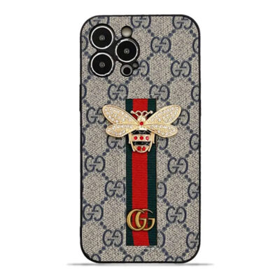2-a_79a4c0e4-c7aa-4b0a-a20b-ce6d9e20ca33 GG Classic Leather iPhone Case