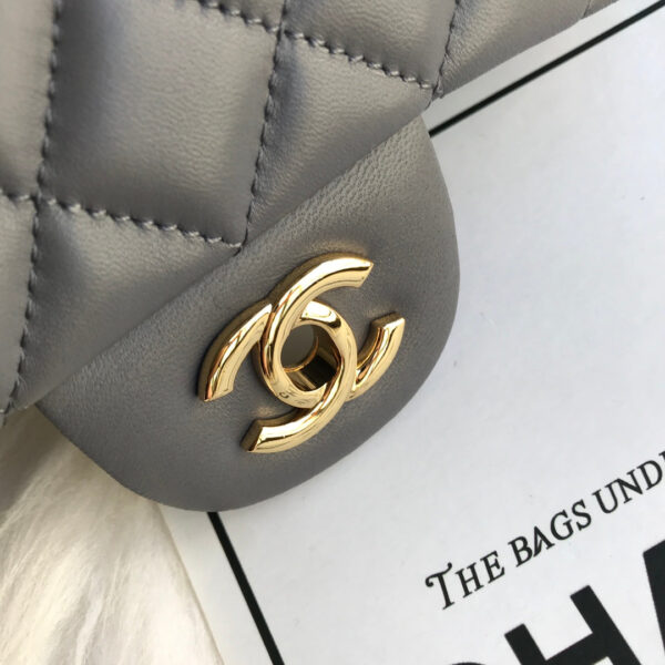 20200107_i1578374914_7312_2_jpg CC MINI 20 BAG IN SHADOW GREY CALFSKIN GOLD HARDWARE