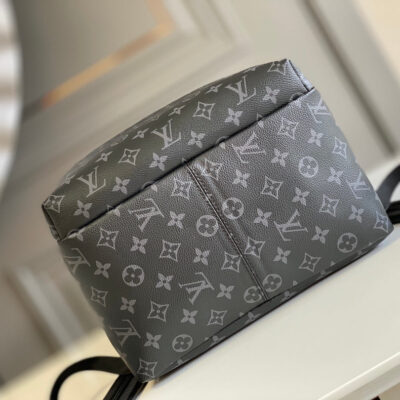 BACKPACK 40 IN GUN METAL MONOGRAM ECLIPSE CANVAS
