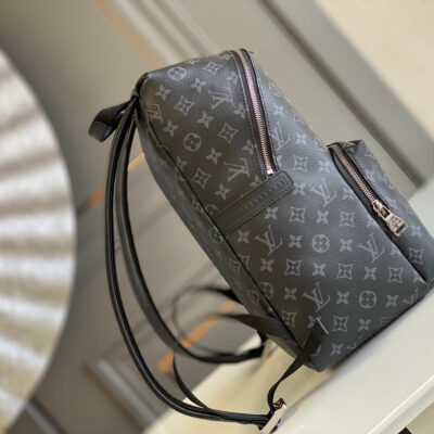 BACKPACK 40 IN GUN METAL MONOGRAM ECLIPSE CANVAS