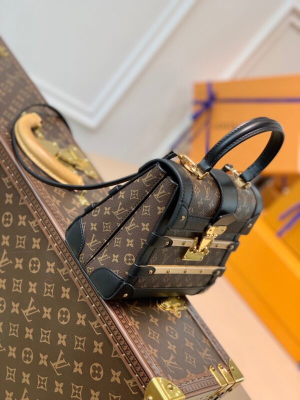 20210811_i1628668233_1124_2_jpg TRIANON PM 21 IN BROWN MONOGRAM COATED CANVAS AND BLACK CALFSKIN SIGNATURE S-LOCK