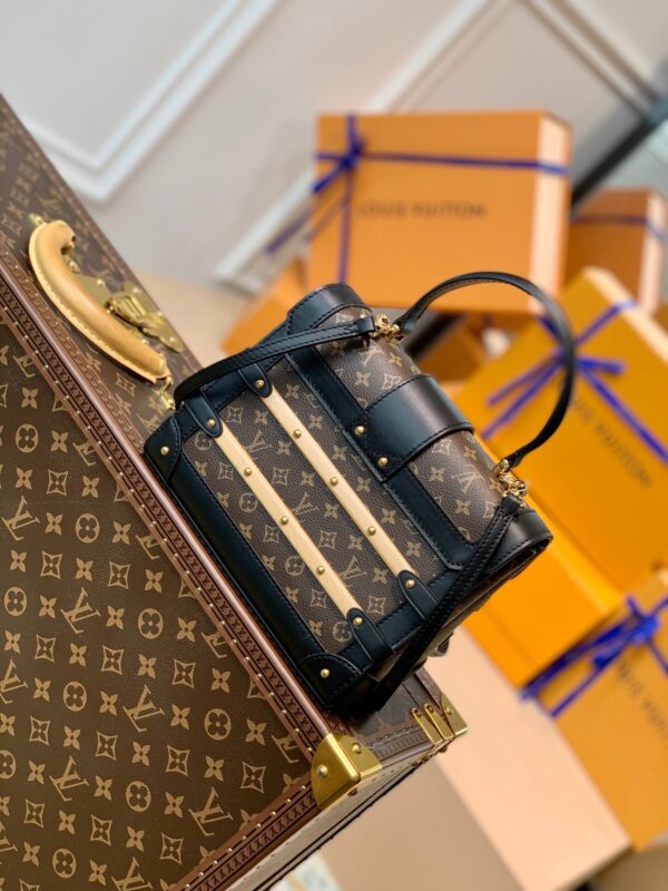 20210811_i1628668233_7165_1_jpg TRIANON PM 21 IN BROWN MONOGRAM COATED CANVAS AND BLACK CALFSKIN SIGNATURE S-LOCK
