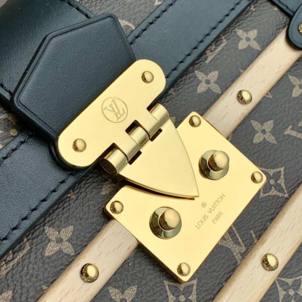 20210811_i1628668233_7964_4_jpg TRIANON PM 21 IN BROWN MONOGRAM COATED CANVAS AND BLACK CALFSKIN SIGNATURE S-LOCK