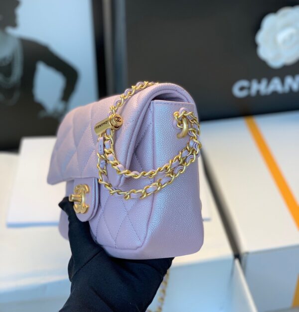 20211010_i1633840541_1942_3_jpg_4dd1cdfd-2cd6-4aa2-9044-8bd7ceebdfce CHANEL 25S CLASSIC FLAP 19 CM IN MAUVE PINK CAVIAR LEATHER WITH GOLD HARDWARE