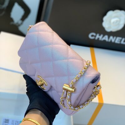 20211010_i1633840541_2034_2_jpg_9ae498a5-ec87-46de-8577-a49d058abebd CHANEL 25S CLASSIC FLAP 19 CM IN MAUVE PINK CAVIAR LEATHER WITH GOLD HARDWARE