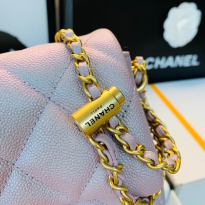 20211010_i1633840541_6607_7_jpg_f15d7b8f-35c9-4163-8226-f7551b8d8696 CHANEL 25S CLASSIC FLAP 19 CM IN MAUVE PINK CAVIAR LEATHER WITH GOLD HARDWARE