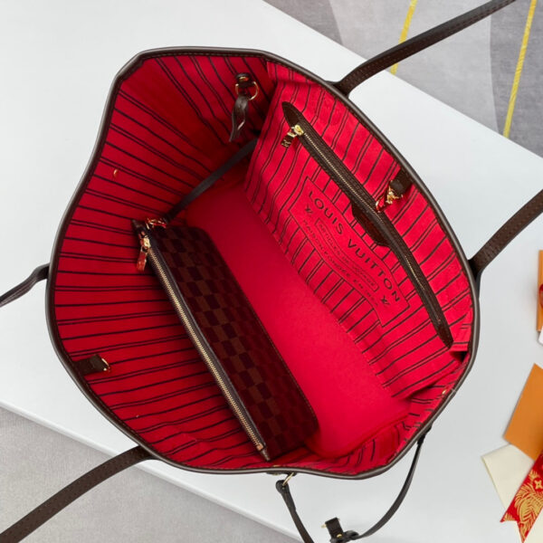 20220515_i1652549935_3465_6_jpg_129e9b1a-e486-4ddd-8ee8-73651458df30 NEVERFULL MM 32 BROWN RED DAMIER AZUR