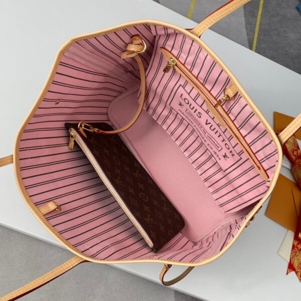 20220515_i1652550428_6146_6_jpg_777ada9e-2b97-4a61-8e30-63759f797475 NEVERFULL MM 32 BROWN BEIGE PINK MONOGRAM CANVAS