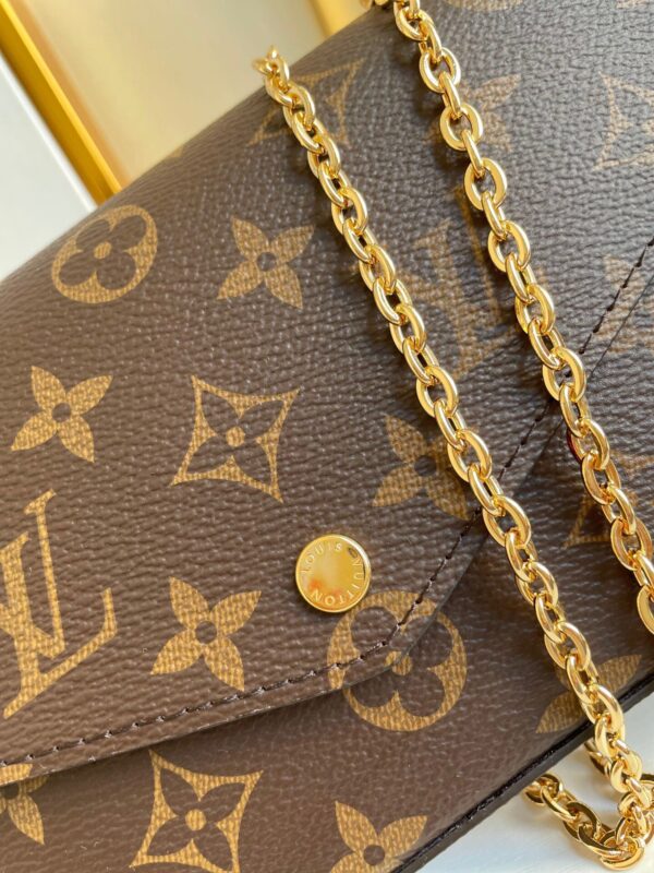 20220521_i1653111897_2847_7_jpg FÉLICIE POCHETTE 21 IN BROWN MONOGRAM CANVAS GOLD HARDWARE
