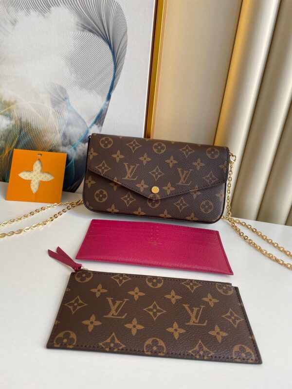 20220521_i1653111897_8719_5_jpg FÉLICIE POCHETTE 21 IN BROWN MONOGRAM CANVAS GOLD HARDWARE