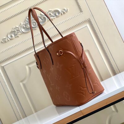 NEVERFULL MM 32 BROWN MONOGRAM EMPREINTE LEATHER