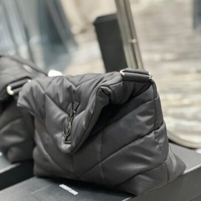 PUFFER LARGE BAG 34 IN DARK GRAY NYLON