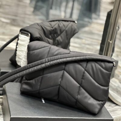 PUFFER LARGE BAG 34 IN DARK GRAY NYLON