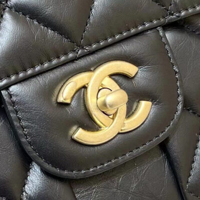 20230504_i1683166825_1726_6_jpg 25S CHANEL MEDIUM FLAP BAG 25 IN BLACK CALFSKIN GOLD HARDWARE