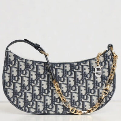 20230509_i1683603278_921_0_jpg CD LOUNGE 26 BAG IN BLUE OBLIQUE JACQUARD