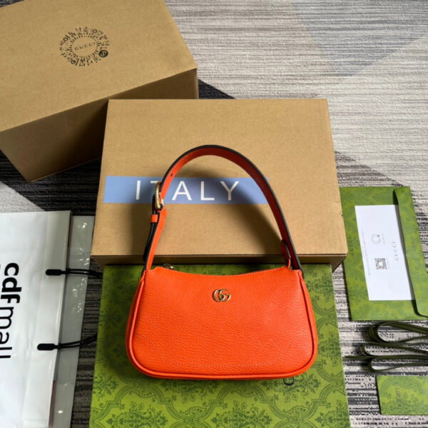 20230516_i1684246272_5110_0_jpg APHRODITE MINI 21 SHOULDER BAG IN ORANGE RED CALFSKIN
