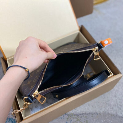 BOULOGNE 29 IN BROWN MONOGRAM CANVAS GOLD HARDWARE