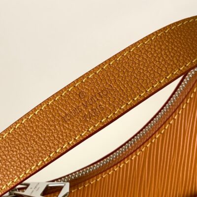 MARELLINI 19 BROWN EPI GRAINED LEATHER