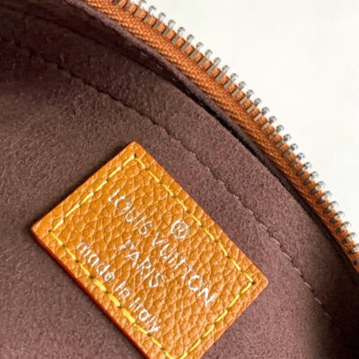 MARELLINI 19 BROWN EPI GRAINED LEATHER