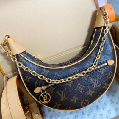 20230916_i1694839520_6536_1_jpg_8b55a9f7-675a-46da-9450-68b0d2983d37 LOOP 23 IN BROWN MONOGRAM CANVAS AND LEATHER TRIM