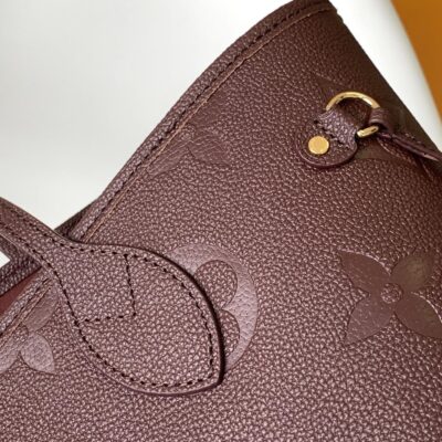 NEVERFULL MM 32 WINE MONOGRAM EMPREINTE LEATHER