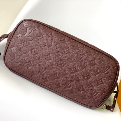 NEVERFULL MM 32 WINE MONOGRAM EMPREINTE LEATHER