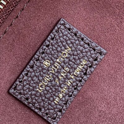 NEVERFULL MM 32 WINE MONOGRAM EMPREINTE LEATHER