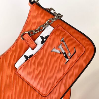 MARELLINI 19 ORANGE EPI GRAINED LEATHER