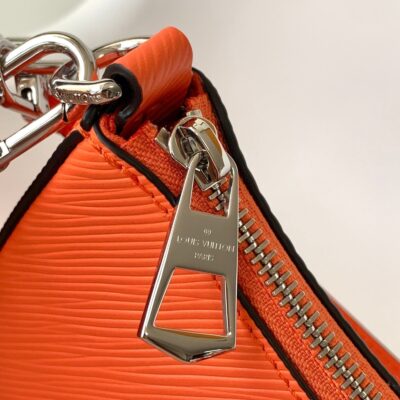 MARELLINI 19 ORANGE EPI GRAINED LEATHER