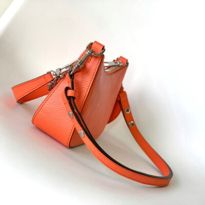MARELLINI 19 ORANGE EPI GRAINED LEATHER