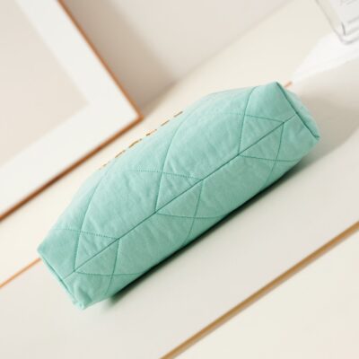CC CLASSIC MEDIUM 37 BAG IN TF BLUE CANVAS
