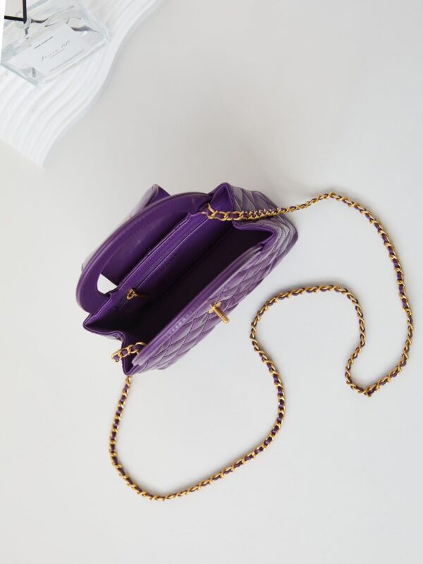 20240527_i1716746700_2651_7_jpg CC KELLY MINI 19 SHOPPING BAG IN INDIGO PURPLE CALFSKIN