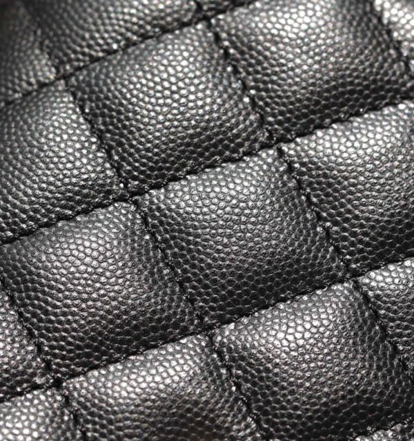 CHANEL 25S FLAP BAG 24 CM IN BLACK LAMBSKIN WITH GOLD HARDWARE