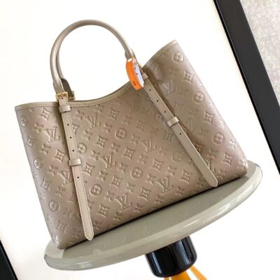 BABYLONE TOTE MM 39 IN TOURTERELLE MONOGRAM EMPREINTE LEATHER